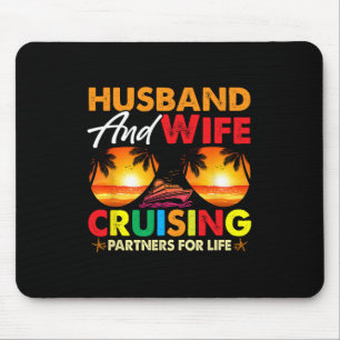Tapis De Souris Couples assortis mariés en croisière 2025 Croisièr
