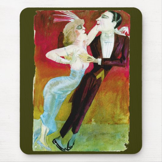 Tapis De Souris Couples modernes de danse par Otto Dix (Devant)