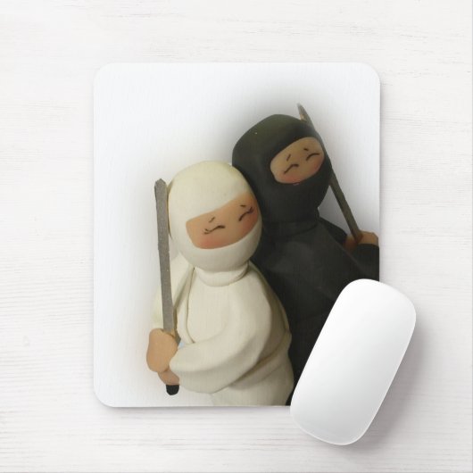 Tapis De Souris Couples Mousepad de Ninja (Avec souris)