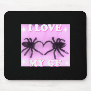Tapis De Souris Couples Saint-Valentin Je t'aime ma petite amie pe