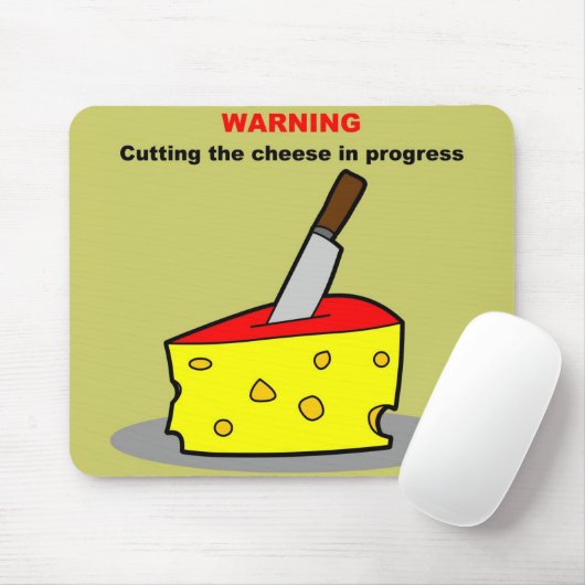 Tapis De Souris coupure du fromage (Avec souris)