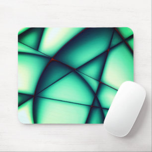 Tapis De Souris Coupures sans forme surélevées, vert à beige verdâ