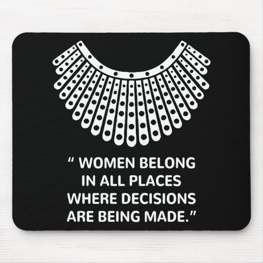 Tapis De Souris Cour suprême RUTH BADER GINSBURG Rbg (Devant)
