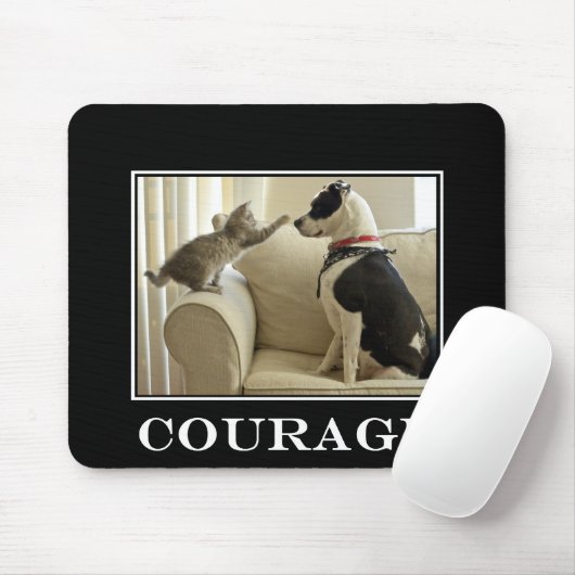 Tapis De Souris Courage (Avec souris)