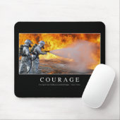 Tapis De Souris Courage : Citation Inspirationnelle (Avec souris)