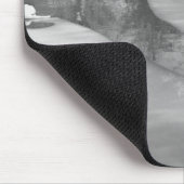 Tapis De Souris Courant en hiver B&W (Coin)