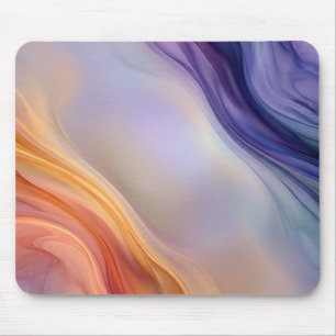 Tapis de souris Courants fluides Violet pêche