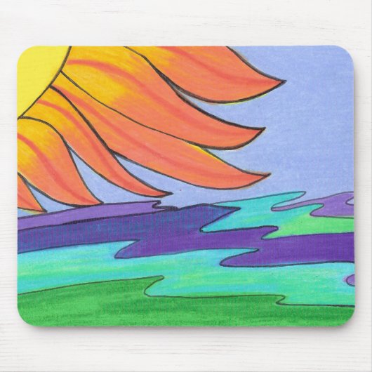 Tapis De Souris Courants océaniques - Mousepad (Devant)