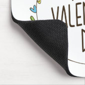 Tapis De Souris Courbe Heureuse Sainte-Valentin simple | Mousepad (Coin)
