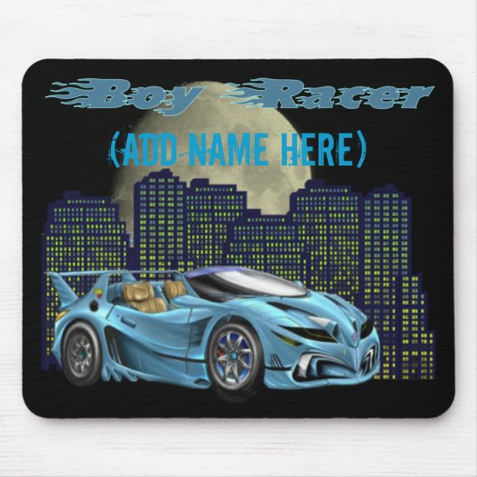Tapis De Souris Coureur de garçon - Mousepad (Devant)