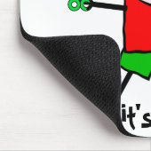 Tapis De Souris Courez avec des ciseaux (Coin)