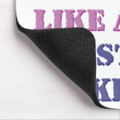 Tapis De Souris Courez comme une fille (Coin)