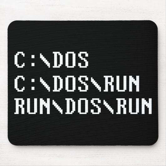 TAPIS DE SOURIS COUREZ LA COURSE DE DOS (Devant)