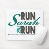 Tapis De Souris Courez la course de Sarah (Avec souris)