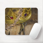 Tapis De Souris Couronne d'épines avec clous (Avec souris)