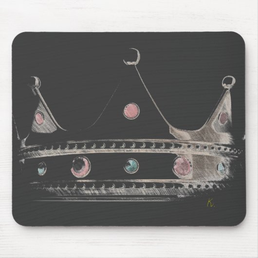 Tapis De Souris Couronne Mousepad (Devant)