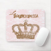 Tapis De Souris Couronne Mousepad de rose et de chocolat de (Avec souris)