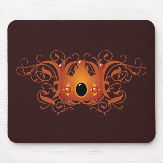 Tapis De Souris Couronne ornée (Devant)