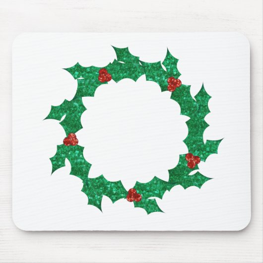 Tapis De Souris couronne saint de noël (Devant)