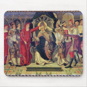 Tapis De Souris Couronnement de pape Celestine V en août 1294