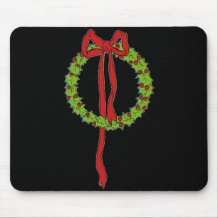 Tapis De Souris Couronnes de Noël Pad