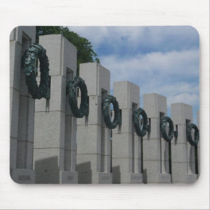 Tapis De Souris Couronnes du Mémorial de la Seconde Guerre mondial