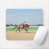 Tapis De Souris Course à cheval (Avec souris)