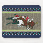 Tapis De Souris Course Chevaux Souris Pad (Devant)