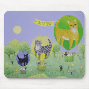 Tapis De Souris Course de ballon de chat