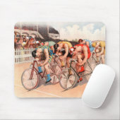 Tapis De Souris Course de bicyclette (Avec souris)