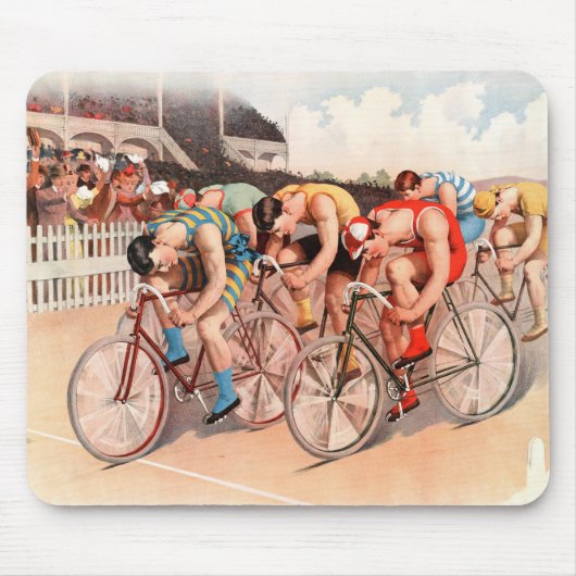 Tapis De Souris Course de bicyclette (Devant)