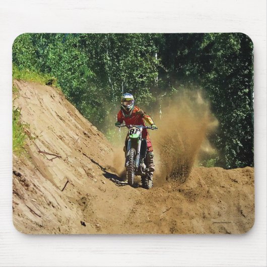 Tapis De Souris Course de champion de Saleté-Vélo de motocross (Devant)