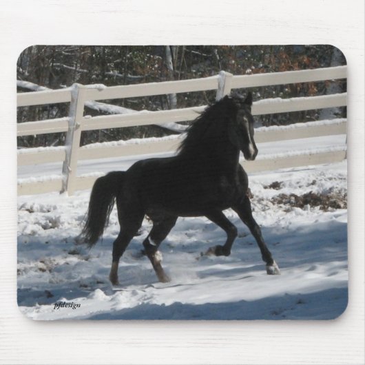 Tapis De Souris Course de neige (Devant)