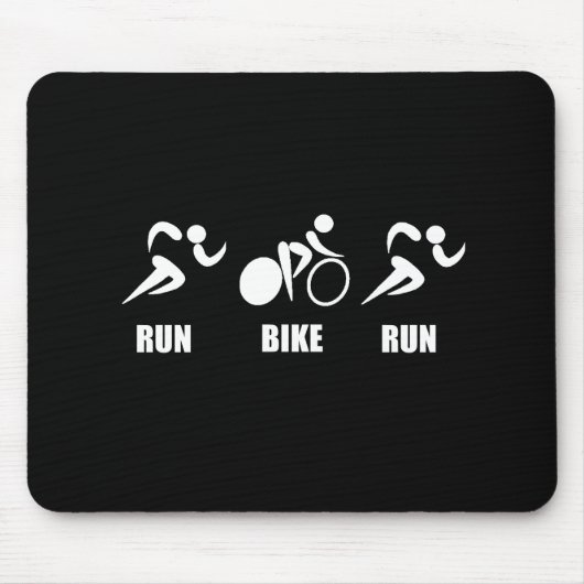 Tapis De Souris Course de vélo de course de Duathlon (Devant)