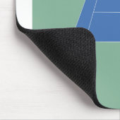 Tapis De Souris Court de tennis - Vert et Bleu (Coin)