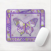 Tapis De Souris courtepoint papillon (Avec souris)