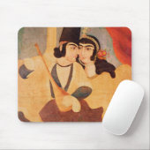 Tapis De Souris Courtisan de la cour de Shah Abbas (Avec souris)