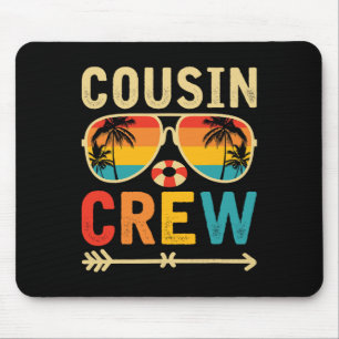 Tapis De Souris Cousin Crew 2025 Summer Vacation Beach Voyage en f