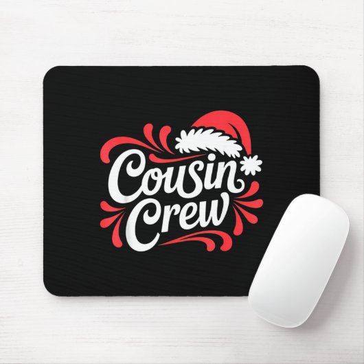 Tapis De Souris Cousin Crew Christmas Xmas Lights Family Matching (Avec souris)