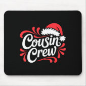 Tapis De Souris Cousin Crew Christmas Xmas Lights Family Matching (Devant)