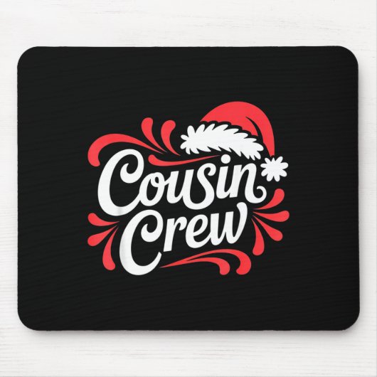 Tapis De Souris Cousin Crew Christmas Xmas Lights Family Matching (Devant)