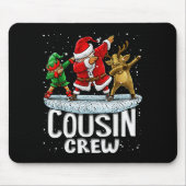 Tapis De Souris Cousin Crew Santa Elf Dabbing Matching Family Chri (Devant)