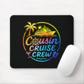 Tapis De Souris Cousin Cruise Crew Trocal Summer Vacation Matching (Avec souris)