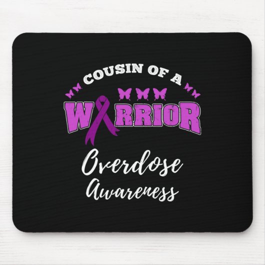 Tapis De Souris Cousin D'Un Guerrier Surdose Sensibilisation (Devant)