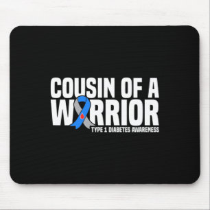Tapis De Souris Cousin D'Un Guerrier Type 1 Sensibilisation Au Dia