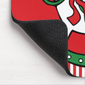 Tapis De Souris Coutume de cheval de basculage de Noël (Coin)