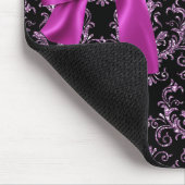 Tapis De Souris Coutume pourpre noire élégante d'arc de diamant de (Coin)