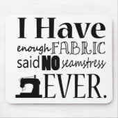 Tapis De Souris Couture ・ Pas Suffisamment D'Artisanat De Tissu (Devant)