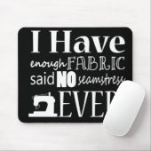 Tapis De Souris Couture ・ Pas Suffisamment Tissu Artisanat Foncé (Avec souris)