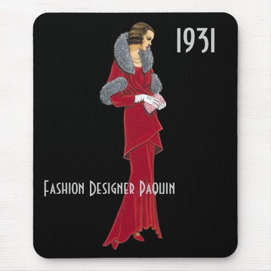 Tapis De Souris Couturier Mousepad (Devant)